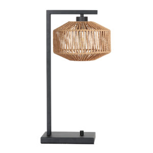 steinhauer-tafellamp-stang-naturelzwart-katoenmetaal-nachtkastlamp-e27-4462zw-1