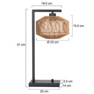 steinhauer-tafellamp-stang-naturelzwart-katoenmetaal-nachtkastlamp-e27-4462zw-7