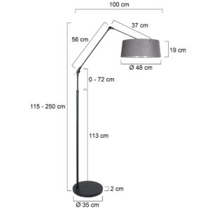 steinhauer-vloerlamp-prestigechic-zwart-metaaltextiel-booglamp-e27-4696zw-7