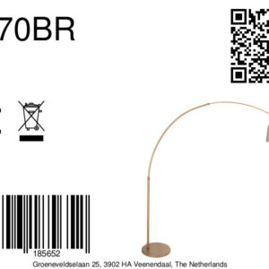 steinhauer-vloerlamp-sparkledlight-bronscrème-metaaltextiel-booglamp-e27-4670br-8a