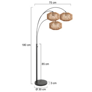 steinhauer-vloerlamp-sparkledlight-naturelzwart-katoenmetaal-booglamp-e27-4496zw-7