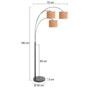 steinhauer-vloerlamp-sparkledlight-naturelzwart-metaaltextiel-booglamp-e27-4356zw-7