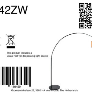 steinhauer-vloerlamp-sparkledlight-zwart-metaaltextiel-booglamp-e27-4342zw-8a