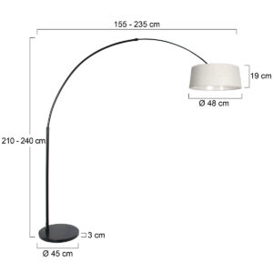 steinhauer-vloerlamp-sparkledlight-zwart-metaaltextiel-booglamp-e27-4688zw-7