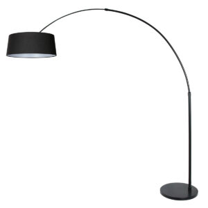 steinhauer-vloerlamp-sparkledlight-zwart-metaaltextiel-booglamp-e27-4690zw-1