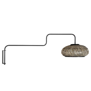 steinhauer-wandlamp-bloeba-naturelzwart-bamboemetaal-leeslamp-e27-4505zw-1