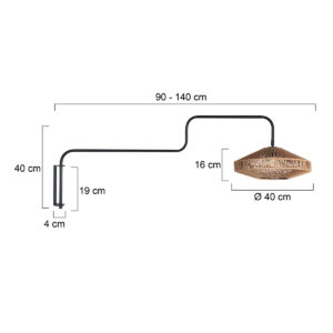steinhauer-wandlamp-bloeba-naturelzwart-katoenmetaal-leeslamp-e27-4508zw-7