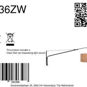 steinhauer-wandlamp-elegantclassy-zwart-metaaltextiel-leeslamp-e27-4336zw-8a