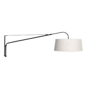 steinhauer-wandlamp-elegantclassy-zwart-metaaltextiel-leeslamp-e27-4623zw-1