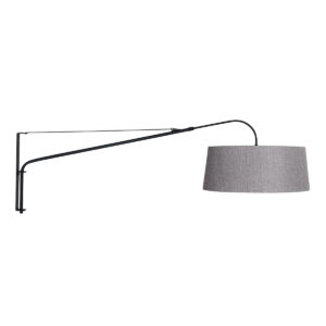 steinhauer-wandlamp-elegantclassy-zwart-metaaltextiel-leeslamp-e27-4624zw-1