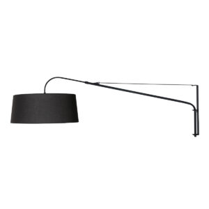 steinhauer-wandlamp-elegantclassy-zwart-metaaltextiel-leeslamp-e27-4625zw-1