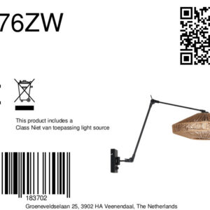 steinhauer-wandlamp-prestigechic-naturelzwart-katoenmetaal-leeslamp-e27-4576zw-8a