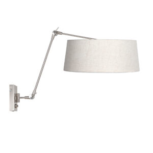 steinhauer-wandlamp-prestigechic-staal-metaaltextiel-leeslamp-e27-4699st-1