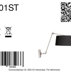 steinhauer-wandlamp-prestigechic-staal-metaaltextiel-leeslamp-e27-4701st-8a