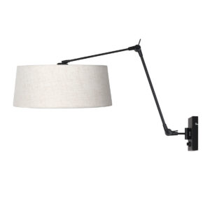 steinhauer-wandlamp-prestigechic-zwart-metaaltextiel-leeslamp-e27-4702zw-1