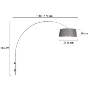 steinhauer-wandlamp-sparkledlight-staal-metaaltextiel-booglamp-e27-4614st-7