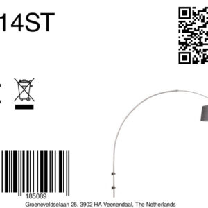 steinhauer-wandlamp-sparkledlight-staal-metaaltextiel-booglamp-e27-4614st-8a