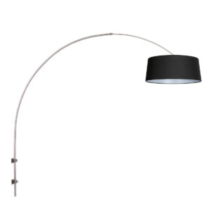 steinhauer-wandlamp-sparkledlight-staal-metaaltextiel-booglamp-e27-4615st-1