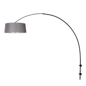 steinhauer-wandlamp-sparkledlight-zwart-metaaltextiel-booglamp-e27-4617zw-1