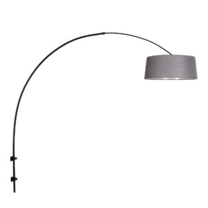 steinhauer-wandlamp-sparkledlight-zwart-metaaltextiel-booglamp-e27-4617zw-1
