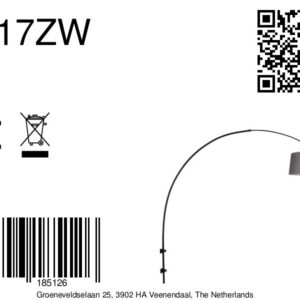 steinhauer-wandlamp-sparkledlight-zwart-metaaltextiel-booglamp-e27-4617zw-8a