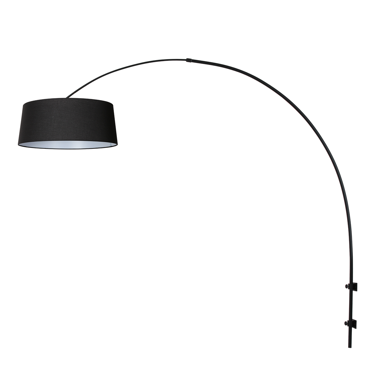 steinhauer-wandlamp-sparkledlight-zwart-metaaltextiel-booglamp-e27-4618zw-1