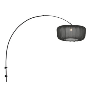 steinhauer-wandlamp-sparkledlight-zwart-metaaltextiel-leeslamp-e27-4410zw-1