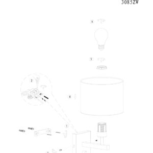 steinhauer-wandlamp-stang-zwart-bamboemetaal-bedlampje-e27-4459zw-9