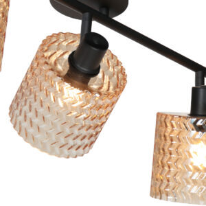 plafondlampzwartmetdrieamberkleurigeglazenkappenmexliteocre-4