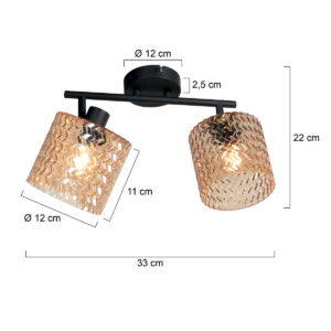 zwarteplafondlampmettweeamberkleurigelichtpuntenmexliteocre-7