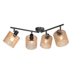 zwarteplafondlampmetvieramberkleurigelichtpuntenmexliteocre-10