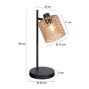 zwartetafellampmetamberkleurigeglazenkapmexliteocre-7