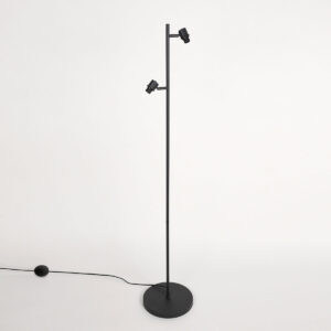 zwartevloerlampmettweeamberkleurigeglazenlichtpuntenmexliteocre-11