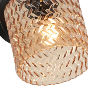 zwartewandlampmetamberkleurigeglazenkapmexliteocre-4