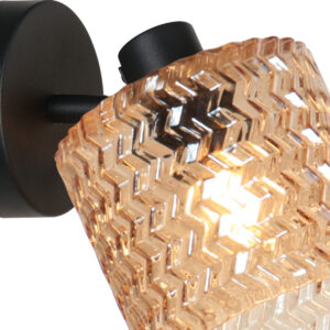 zwartewandlampmetamberkleurigeglazenkapmexliteocre-5