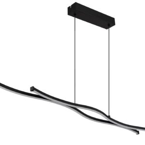 Alternative view of Elegante hanglamp matzwart modern design Boyd
