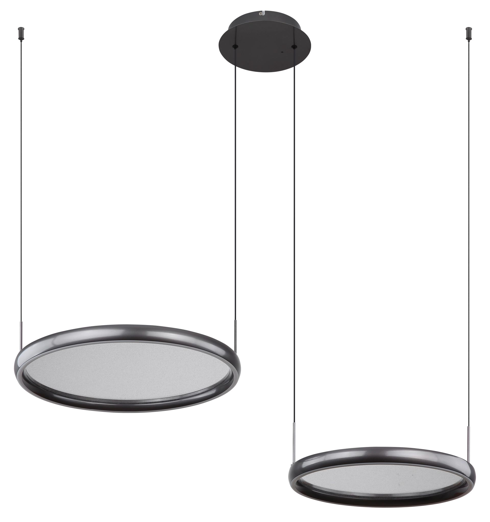 Moderne rechthoekige hanglamp in mat zwart Briggs - Image 12