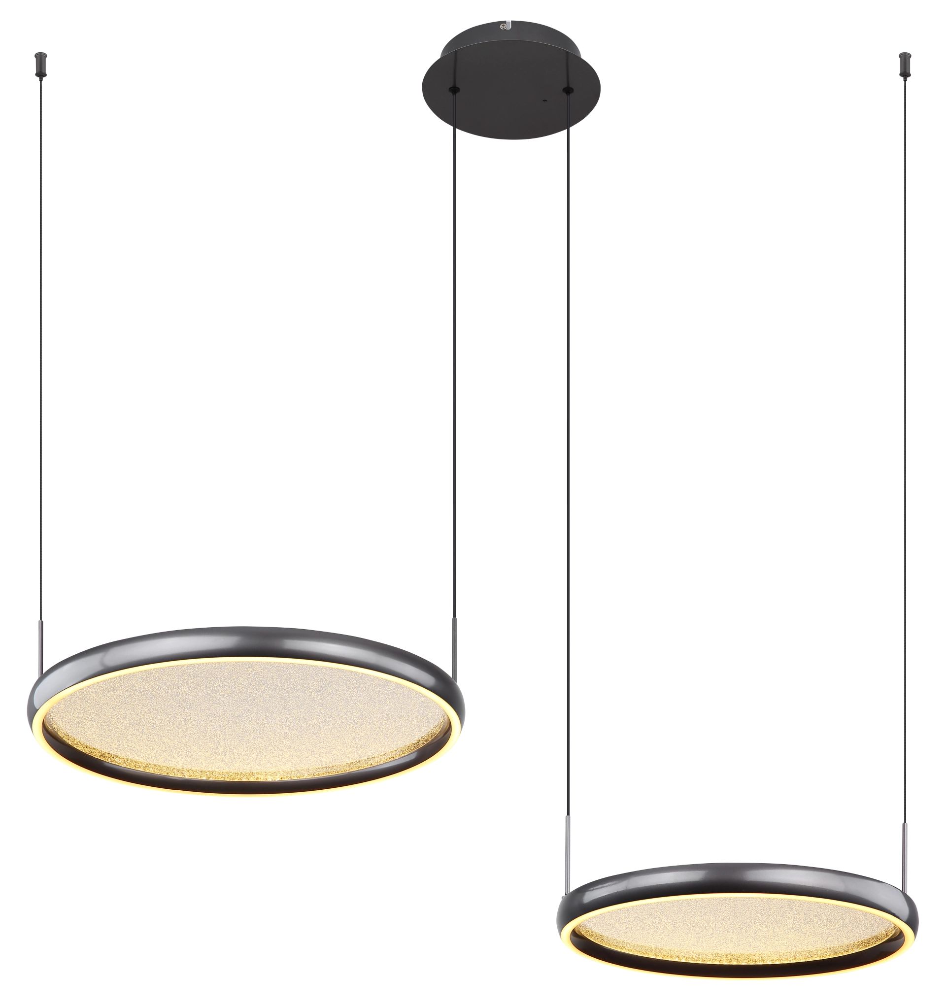 Moderne rechthoekige hanglamp in mat zwart Briggs - Image 13