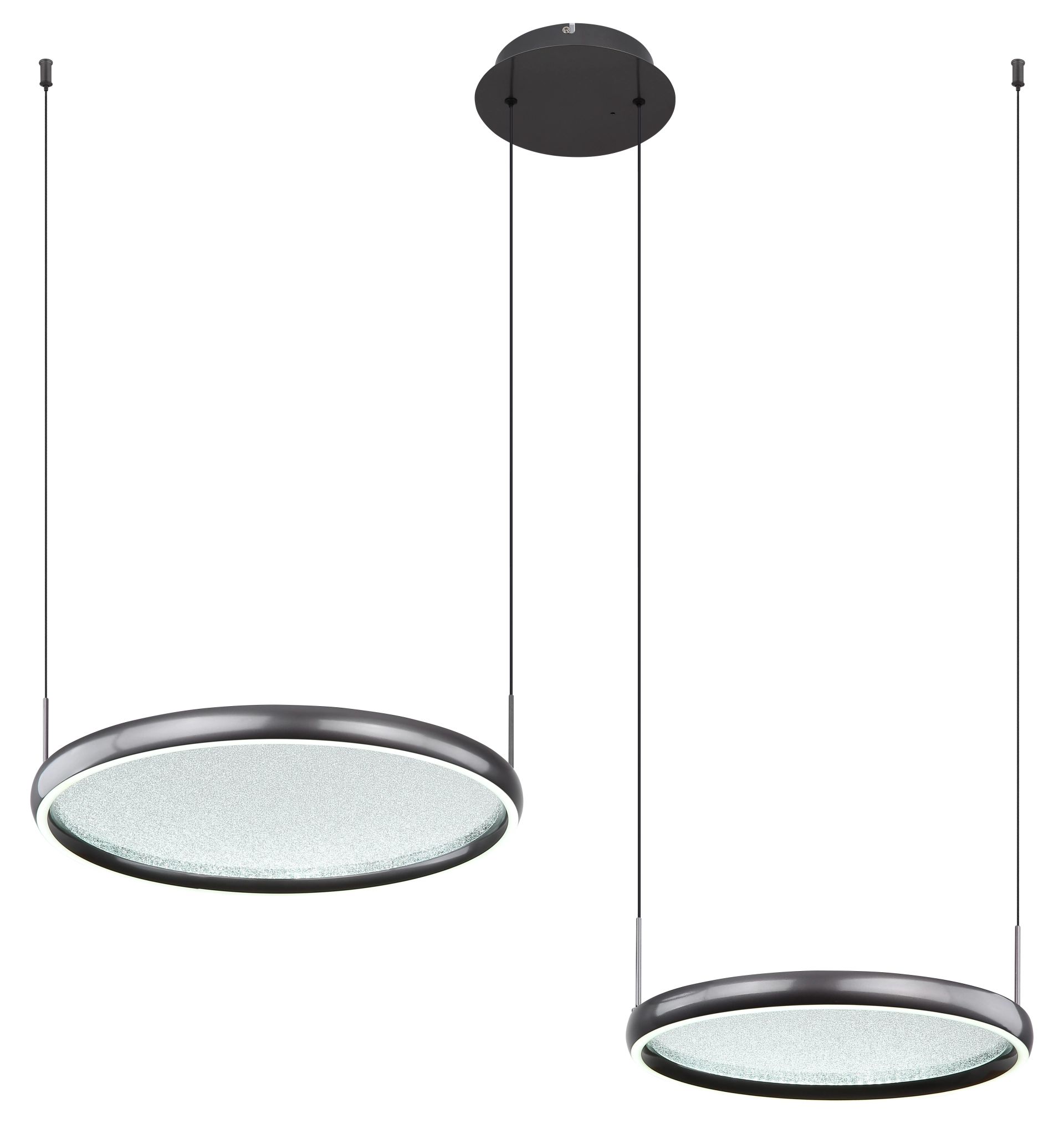 Moderne rechthoekige hanglamp in mat zwart Briggs - Image 14