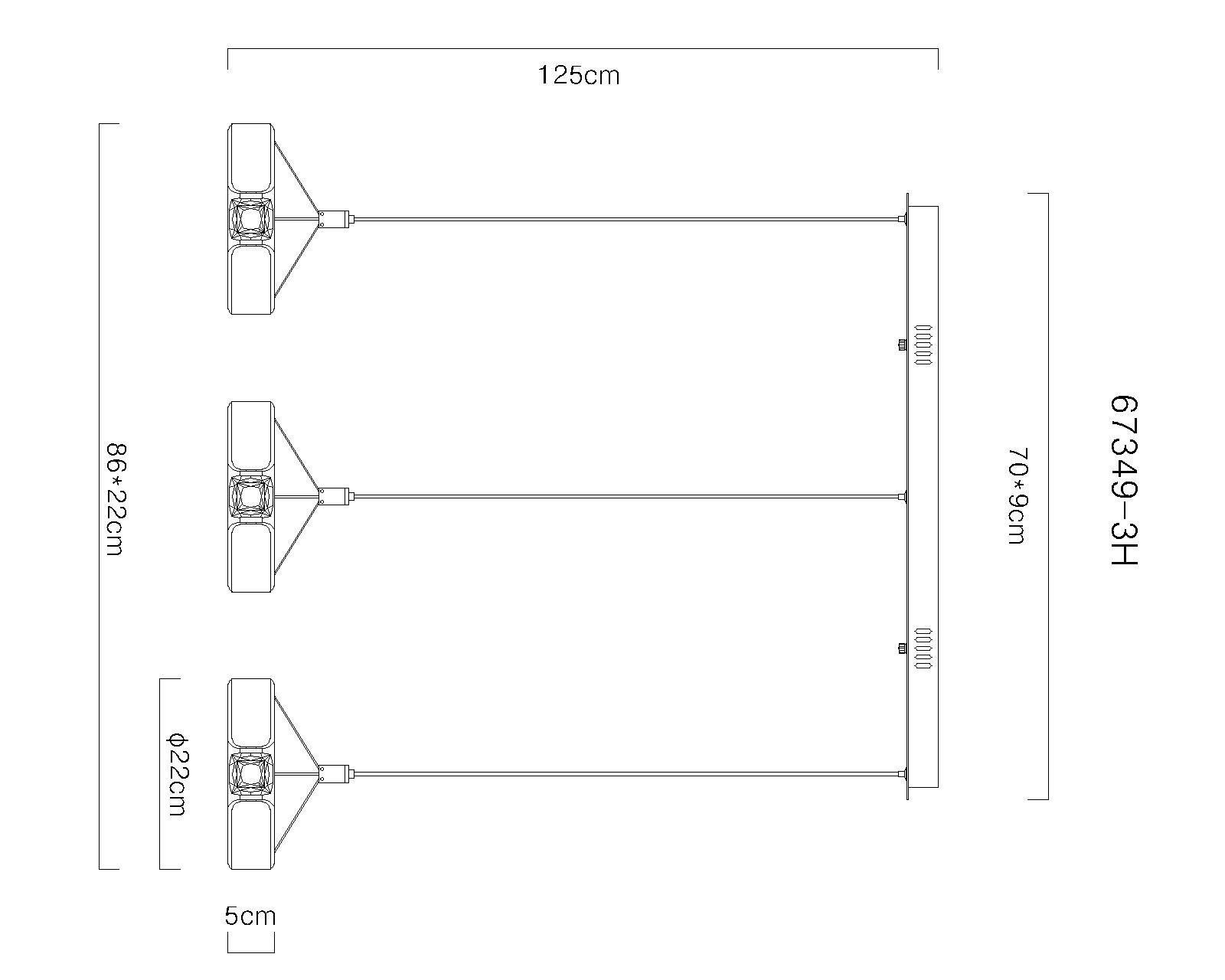 Moderne hanglamp met elegante ringen en kristallen Hendricks - Image 13