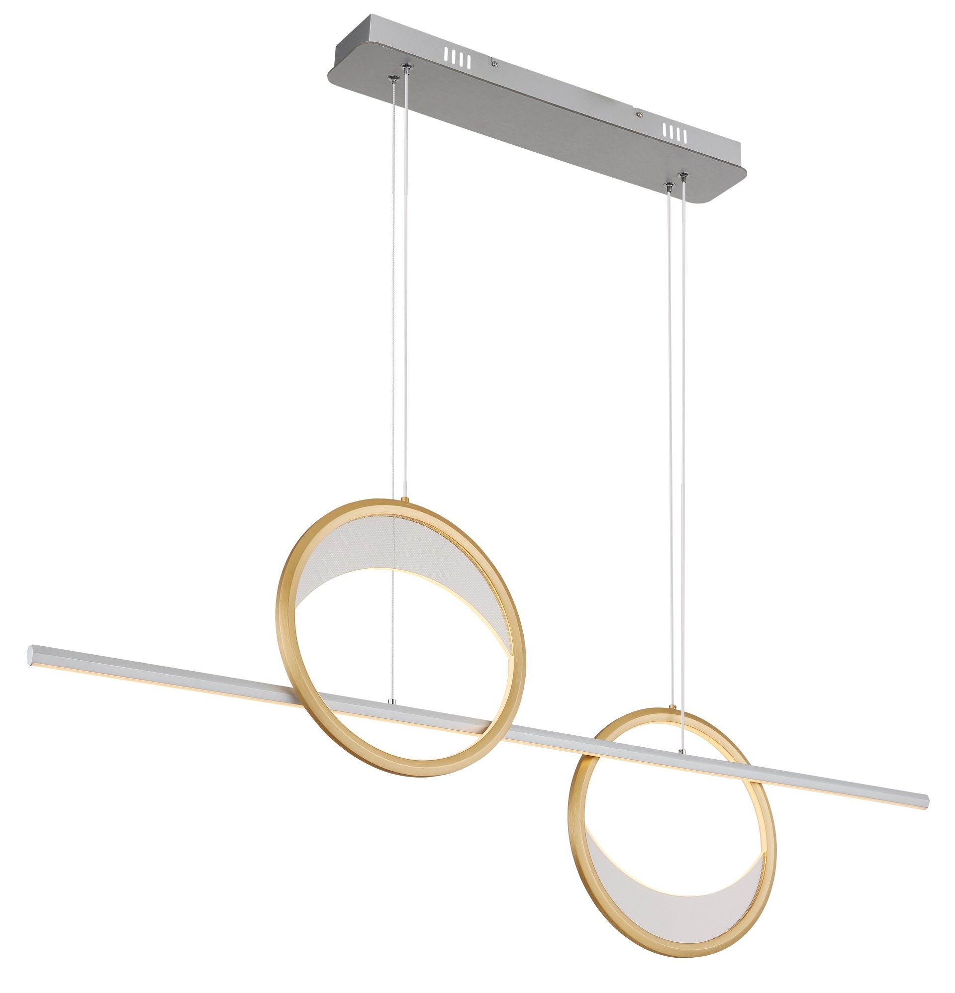 Stijlvolle pendant lamp in geborsteld zilver Umbra - Image 22