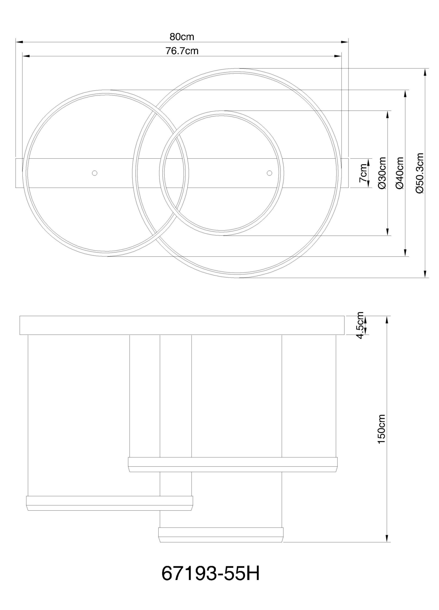Moderne hanglamp met dimbare led-panelen Halli - Image 10