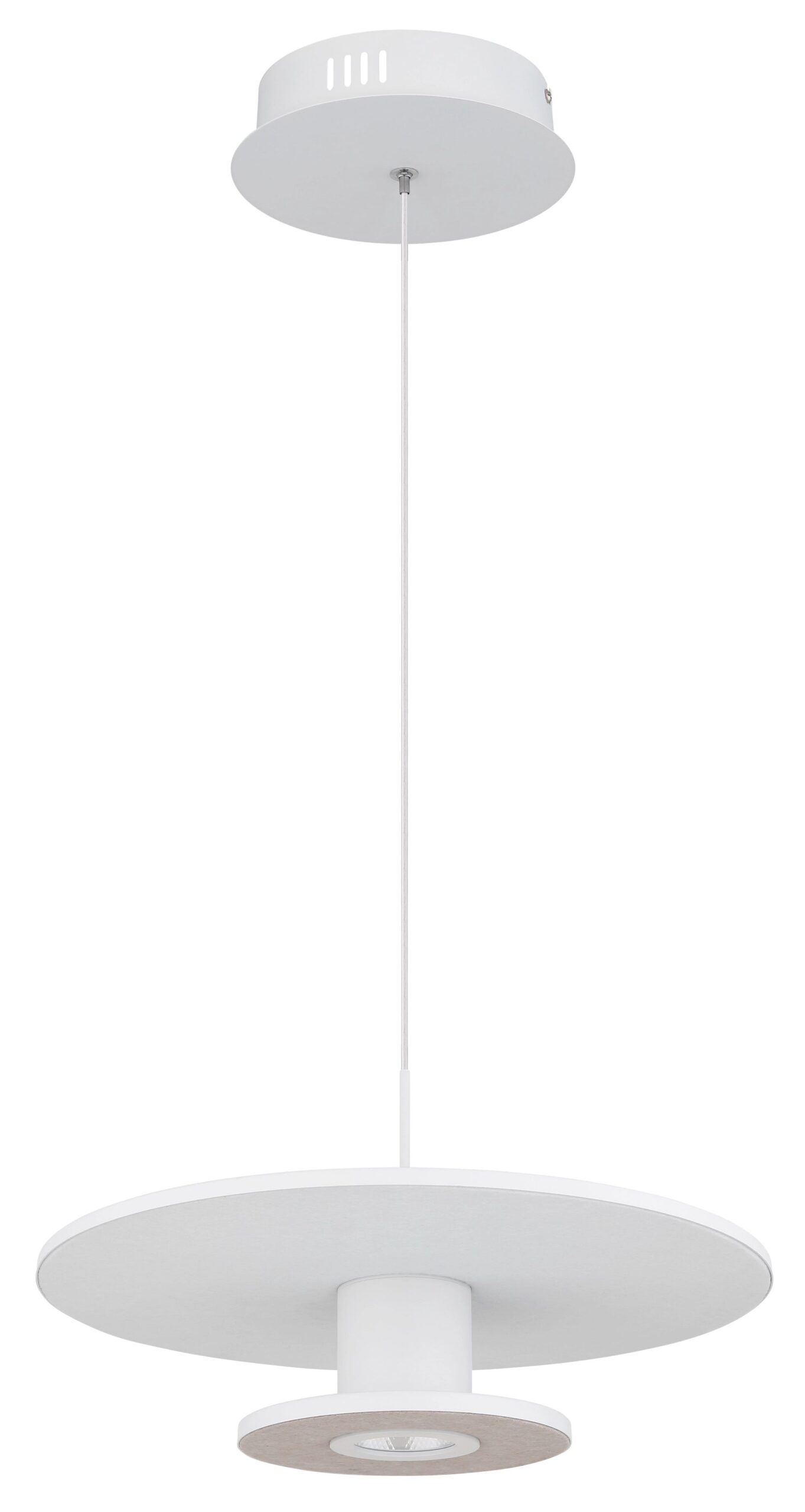 Moderne hanglamp met vilt en aluminium Carter - Image 2