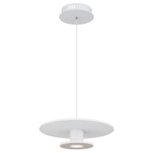 Moderne hanglamp met vilt en aluminium Carter
