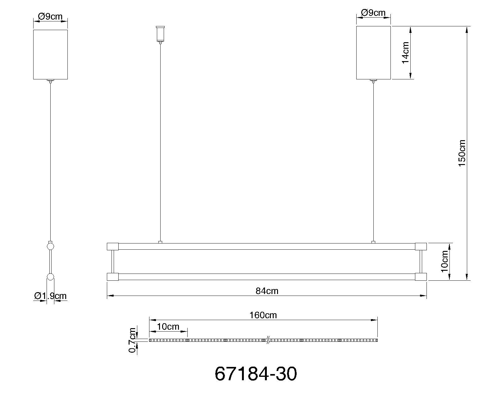 Moderne hanglamp zwart metaal elegant design Kayson - Image 8