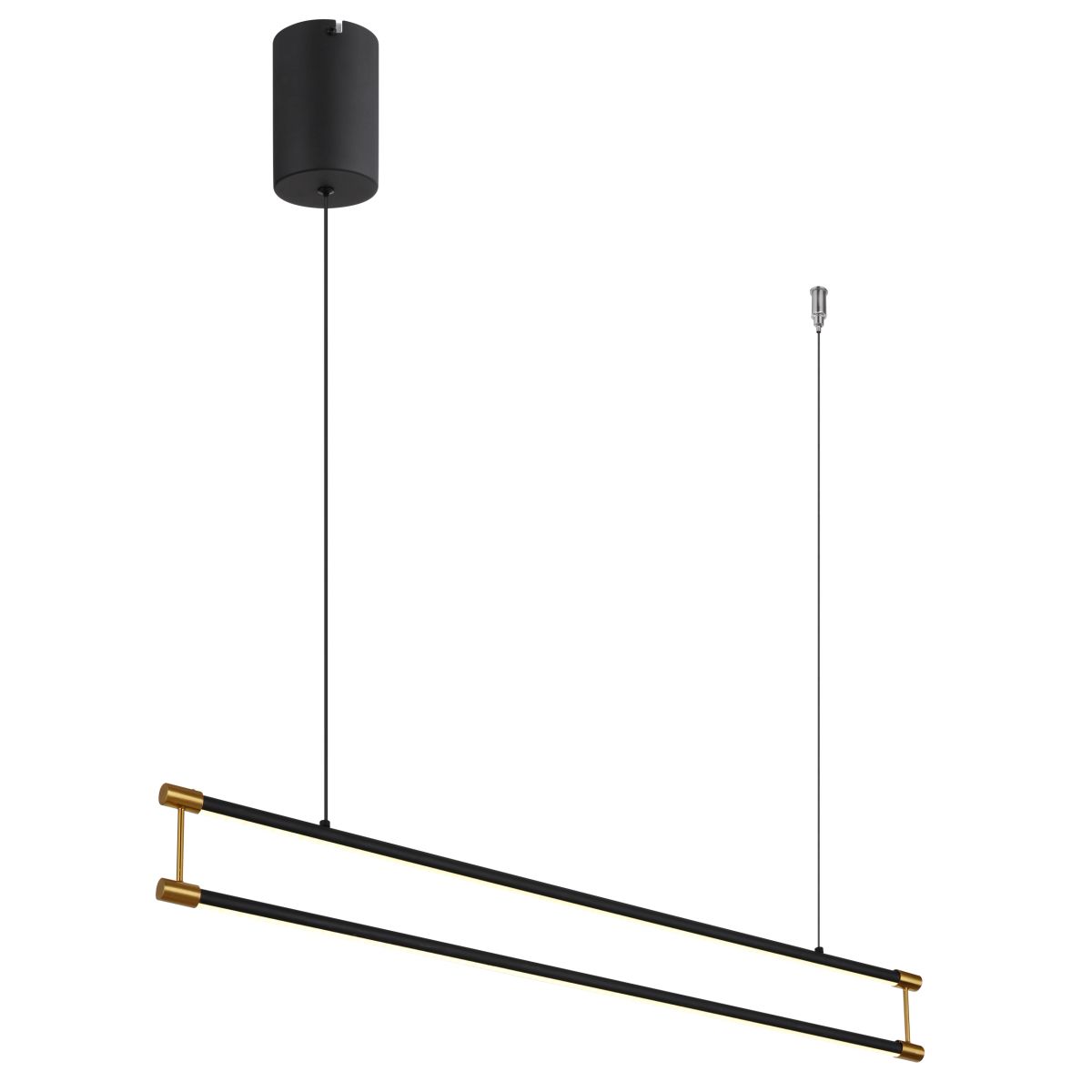 Moderne hanglamp zwart metaal elegant design Kayson