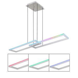 Moderne pendant lamp dimbaar met rgb kleuren Salmos