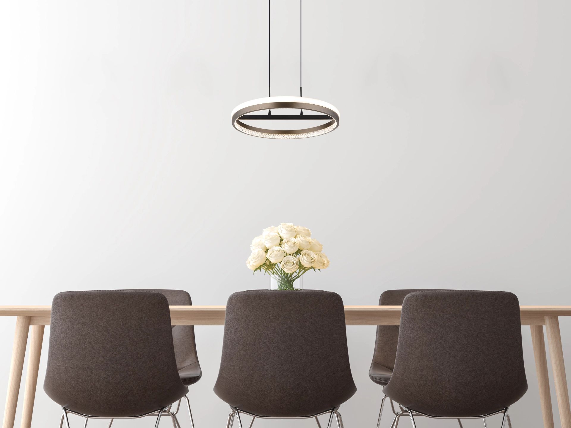 Moderne ronde hanglamp met elegant design Della - Image 10