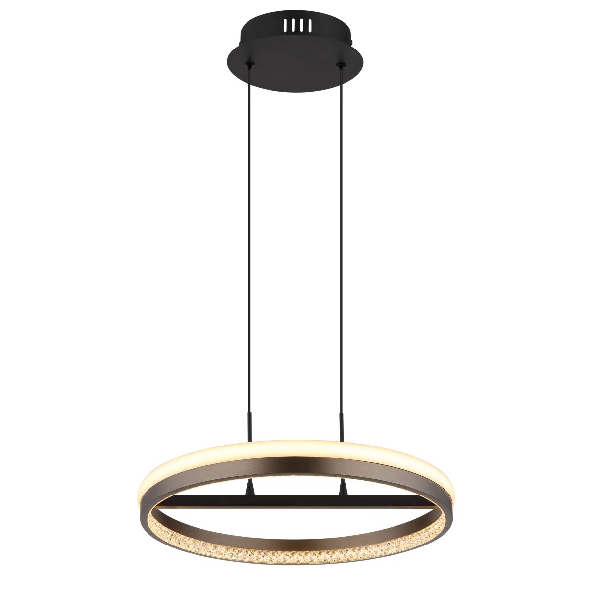 Moderne ronde hanglamp met elegant design Della