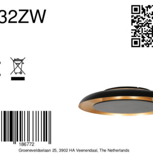 steinhauer-plafonniere-goldenveil-zwart-metaal-ø60cm-led-4732zw-8a